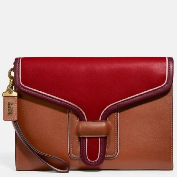 Coach Handbags - $169 *NEW* COACH Wristlet Slip Tab Closure